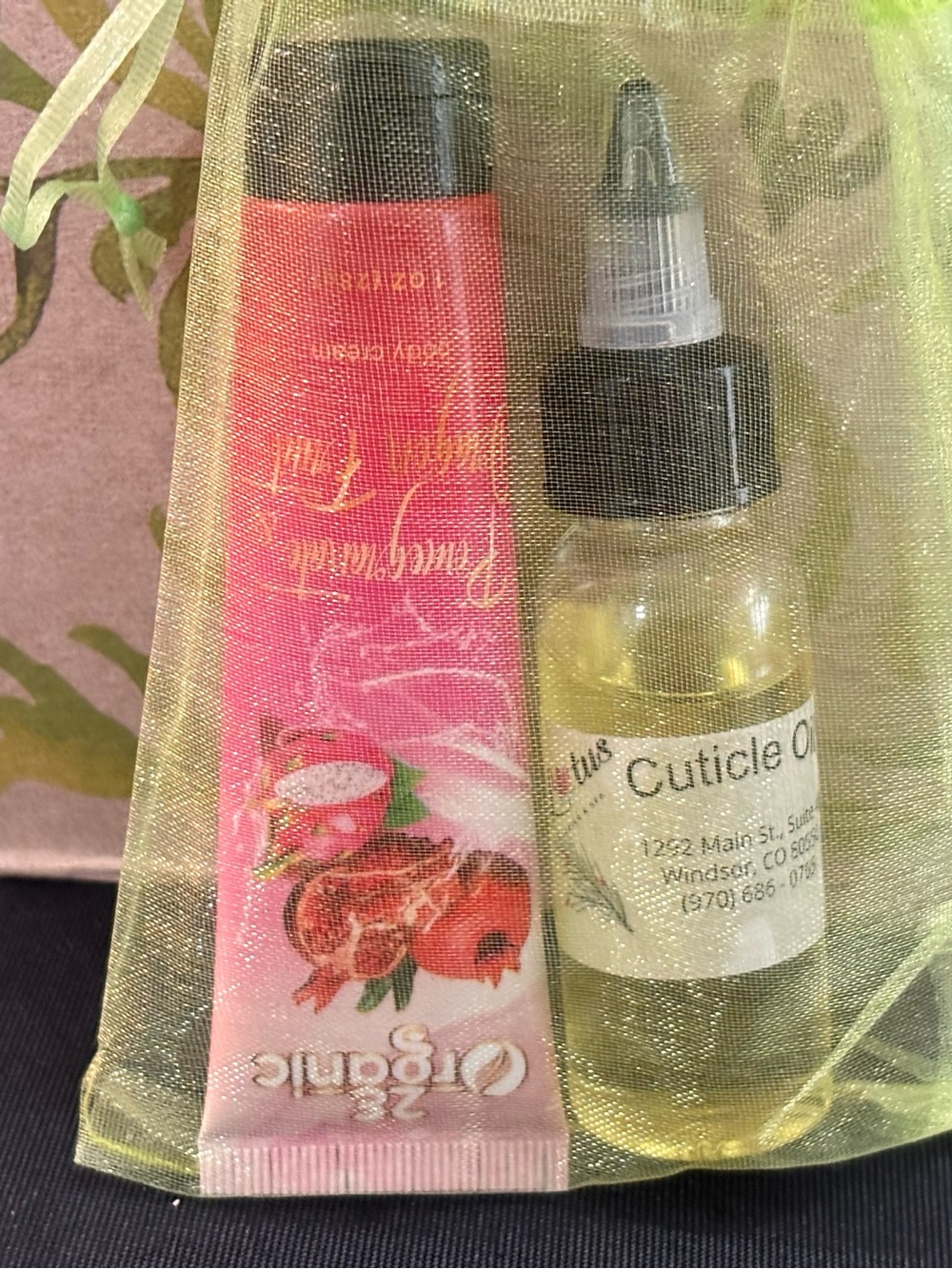 Pomegranate & Dragon Fruit Body Cream with Cuticle Oil - Pink & Yellow Duo - Picture 8 of 13